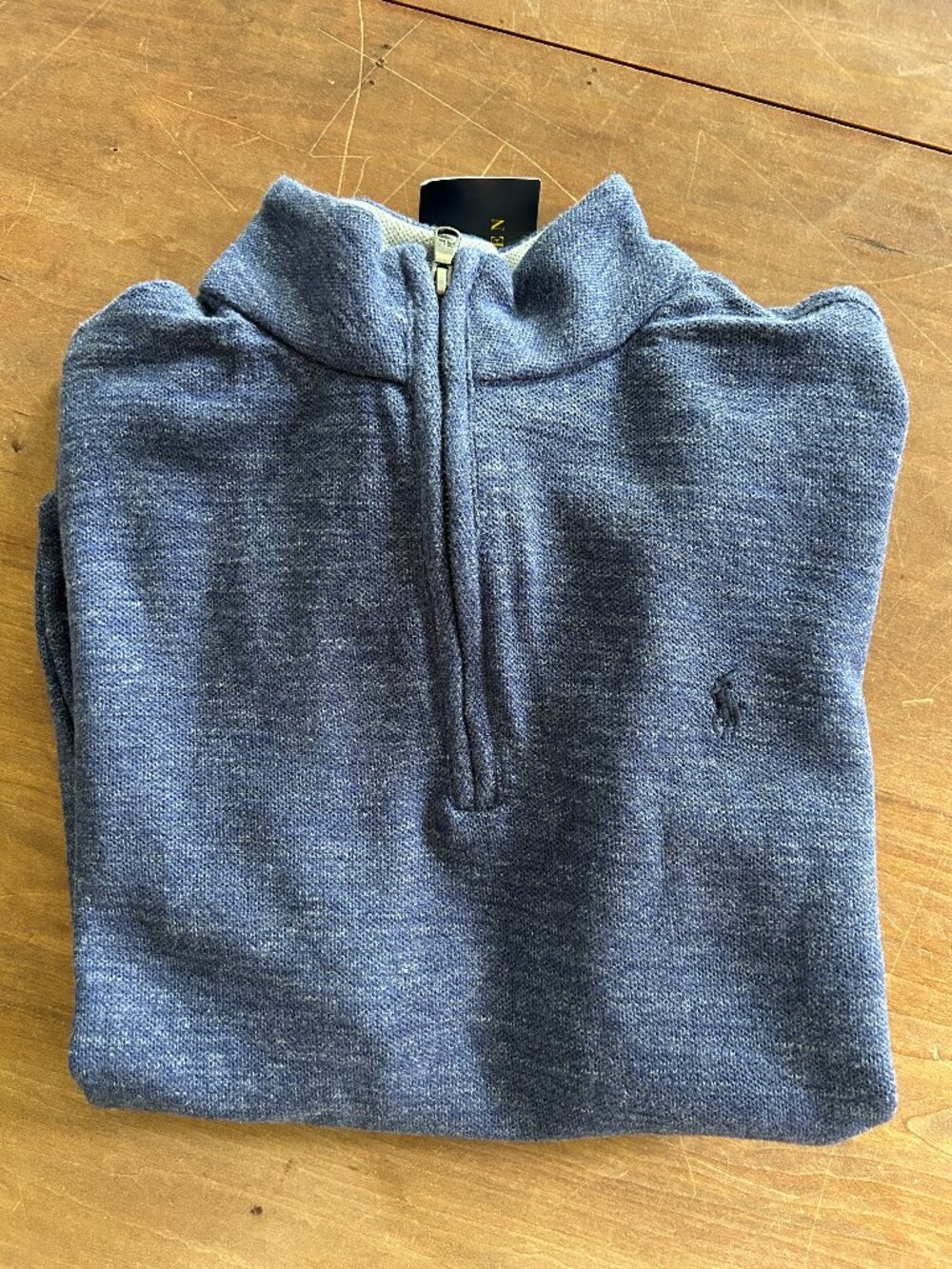 Polo Ralph Lauren 1/4 Zip Blue Lightweight Pullover, Size 7 Boys, NWT
